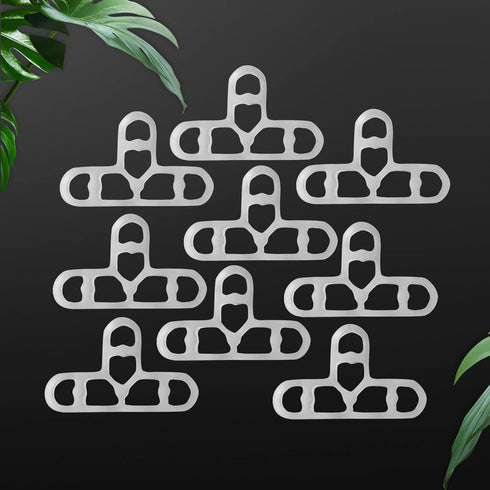 10mm 3/8 inch 100pcs Bricklaying Spacer Brick Wall Spacer Stone Wall Spacer Deck Board Paver Tile Leveling System Clips Traditional Brick Spacer B...