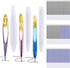 JANYUN 3 Pieces Pen Shape Resin Mold Ballpoint Pen Silicone Molds Epoxy Resin Molds Resin Casting Molds with 75 Pieces Ballpoint Refill Pens for D...