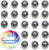 NCB 200pcs 4mm Black Hematite Loose Beads for Jewelry Making, Natural Semi Precious Beads Round Smooth Gemstones Spacer Beads Charms for Necklaces...