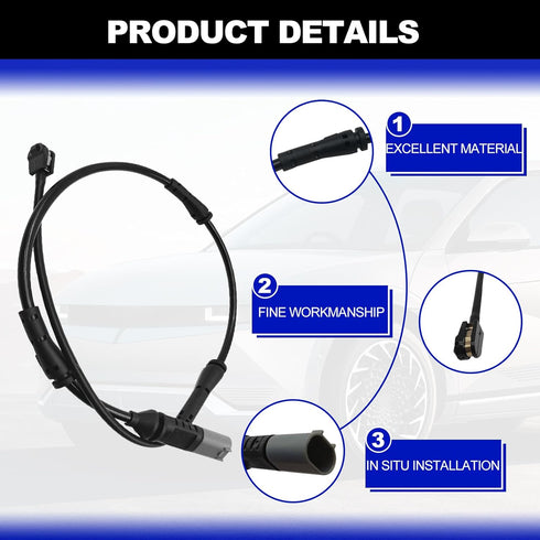 Front Brake Pad Electronic Wear Sensor Replacement for BMW F20 F30 F80 F31 F32 F33 320i 328i 328d 340i M3 M4 XDrive, 34356792289...