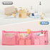 Bath Toy Storage, Large Capacity 3 Compartments Bathtub Toy Storage, Opening Bath Toy Holder Organizer, Mesh Shower Caddy for Kids Baby Bathroom T...