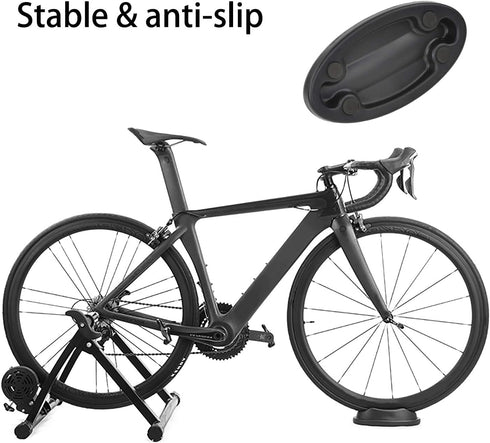 Front Wheel Riser Block with Sturdy Wheel Holder Indoor Bike Trainer Stand for Mountain Bicycle Training Trainers...