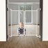 ICERO - Baby Gate Wall Protector - Protect Walls & Doorways from Pet & Dog Gates - for Child Pressure Mounted Stair Safety Gate- 4 Pack, White...