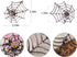 Alilang Copper Tone Light Topaz Colored Rhinestones Antique Spider Web Brooch Pin...