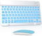 Bluetooth Keyboard and Mouse Combo, QWERT Layout Universal Ultra-Slim Wireless Keyboard Mouse Set for Android Windows iPad iPhone Samsung Tablet P...