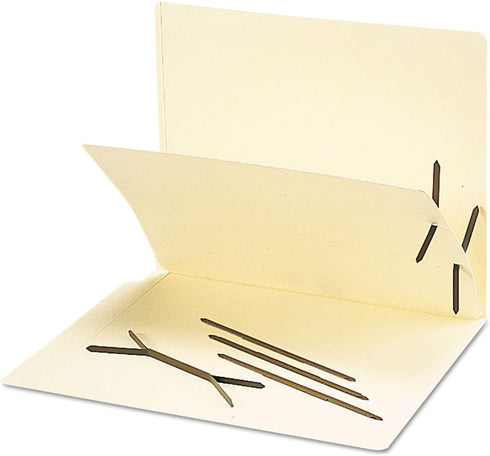 Smead Twin Prong Fasteners, Brown, 100 per Box (35051)...