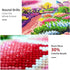 DIY 5D Diamond Painting Kits for Adults Diamond Art Trump American Flag Full Round Drill Embroidery Kits Crystal Rhinestone Art for Mosaic Gift Ho...