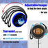 Earbuds Set with Case for Kids for School, Wired Over-Ear 3.5mm Headphones for Phone and PC, Wrap Around Ear Buds with Earhook for Kids 3-8, Comfo...