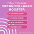 Vital Vitamins Vegan Collagen Booster - Plant Collagen Supplements - Supports Hair, Skin, Nails & Joints - with Hyaluronic Acid - 60 Capsules...