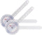 Ever Ready First Aid Plastic 12” Goniometer 360 Degree ISOM – 2 Pack...
