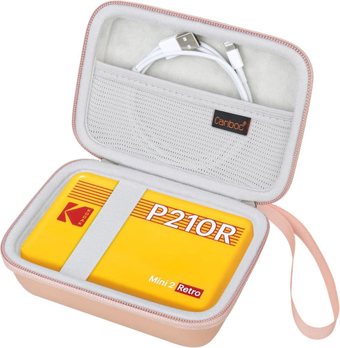 Canboc Carrying Case for KODAK Mini 2 Retro 4PASS Portable Photo Printer/KODAK Mini Shot 2 Retro 4PASS 2-in-1 Instant Digital Camera, Mesh Bag fit...