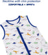 Miracle Baby Sleeping Sack with Feets TOG 0.5 Sleepsack Toddler Sleep Sack with Legs 100% Cotton Sleeveless Baby Wearable Blanket Baby Sleeping Ba...