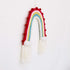 NoJo Little Love Rainbow Tapestry Red, Pink, Yellow, Blue and White Yarn Wall Décor...