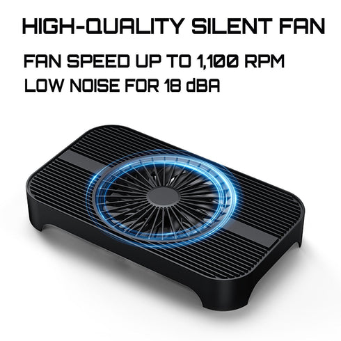 Network Devices Cooling Solution USB Fan, Airflow 65.8CFM 5V USB Quiet Fan, Computer Fan Portable USB Fans Compatible for Router TV Receiver DVR P...