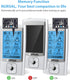 NURSAL 24 Modes TENS Unit Muscle Stimulator with Continuous Stimulation, Rechargeable Electronic Pulse Massager with 8 Pads for Back and Shoulder ...