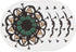 Now Designs Ceramic 4 Shadowvale Coaster Set, Multicolor...