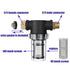 M MINGLE Garden Hose Filter for Pressure Washer Inlet Water, Inline Filter for Sediment, 40 Mesh Screen, Extra 100 Mesh...