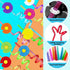 24PCS Daisy Flower Drinking Straws Reusable for Kids Daisy Flower Theme Birthday Party Favors Supplies Decorations with 2 PCS Cleaning Brushes (Da...