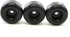 Red Hound Auto 3 Rubber Bumpers for Trailer Compatible with Ramp Door Truck 2.5 Inches Round Replacement Cargo Stop...