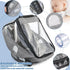 Car Seat Rain Cover,Infant Car Seat Weather Shield,Waterproof,Windproof Protection,Protect from Dust Snow,Rain Cover Features Quick-Access Zipper ...