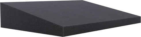 DeluxeComfort Foam Stress Relief Wedge, 15" x 10" x 1"- 3" Rise - Sciatica Nerve Medical Wedge Cushion - Tailbone Support - Therapeutic Back Pain ...
