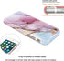 JIAXIUFEN Compatible with iPhone SE 2022 Case,iPhone SE 2020 Case, Gold Glitter Marble Desgin Slim Shockproof Flexible Soft Silicone Cover Phone C...