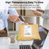 100 PCS shipping label sleeves, 7.5"x 5.5" Shipping Label Envelopes, Clear envelopes Adhesive Top Loading Packing List...