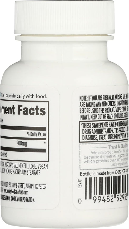 365 By Whole Foods Market, COQ 10 200Mg, 30 Count...