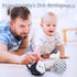 FPVERA Baby Soft Rattles Shaker: Infant Developmental Hand Grip Baby Toys, High Contrast Black and White Newborn Sensory Toys Rattle Toy 0 3 6 9 1...