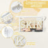 Preppy Patch SKIN Fall Bag Varsity Letter Cosmetic Toiletry Bag Aesthetic Waterproof Cosmetic Case Use Clutch Purse Clear PVC Multi-Function Zippe...