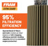 FRAM Extra Guard PH3614 10K Mile Change Automotive Replacement Interval Spin-On Engine Oil Filter for Select Vehicle Model Years, Vehicle Engine P...