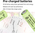1.2v NI-MH AA 800mah Rechargeable Batteries, 12 Pack Double A Rechargeable Battery for Solar Lights, String Lights Pathway Lights,Mouse, Keyboard...
