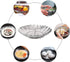 Collapsible Vegetable Steamer - Stainless Steel Basket for Instant Steam Pot for Veggie Fish Seafood Perforated Folding Steamers Insert Rack Metal...