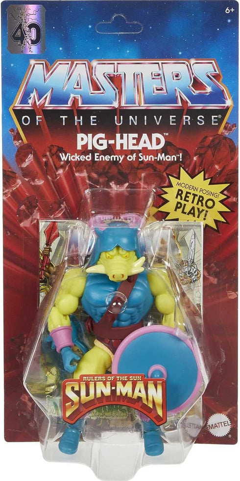 Masters of the Universe Origins Pig-Head 5.5-in Action Figures, Battle Figures for Storytelling Play and Display, Gift for 6 to 10-Year-Olds and A...