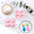 UR URLIFEHALL 2 Pcs Pink Heart Molds Food Grade Brain Fondant Molds Silicone Molds for DIY Chiffon Cake Bakeware...