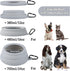 OHMO-Collapsible Dog Water Bowl No Spill from Car Movement(24oz Medium, Ash), Travel Dog Bowls, Less Splash Portable Pet Bowl for Road Trip, Cat T...