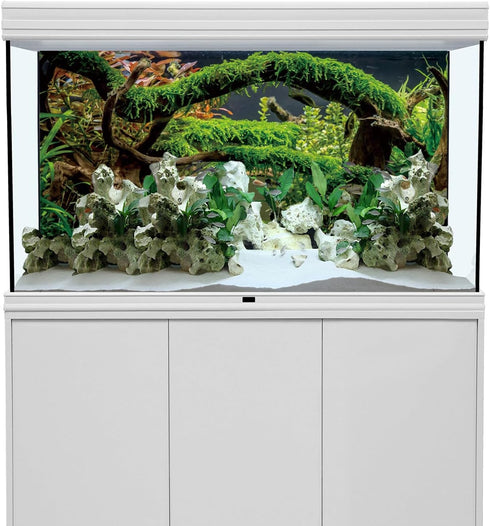 AWERT 48x24 inches Aquarium Background Branches Terrarium Background Aquatic Plant River Bed & Lake Fish Tank Background Vinyl Background...