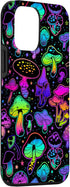 iPhone 12 mini Psychedelic Magic Mushrooms Hippie Trippy Pattern Case...