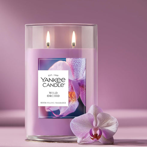Yankee Candle Large Tumbler Scented Candle with up to 80 Hour Burn Time, Premium Plant Wax Blend for Consistent Burn, 20 oz Tumbler Candle with Ro...