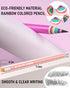 Nicpro 24PCS Pencils #2, HB Rainbow Color Paper Pencils, Pre-Sharpened Wood-Cased Cute Pencils, Anti-Break Graphite Pencil with Eraser for Student...
