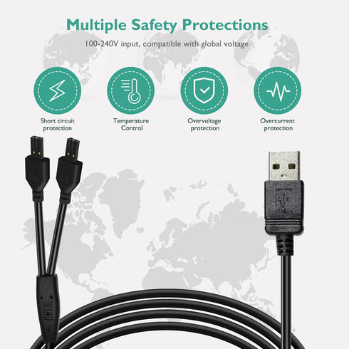 for Sportdog Charger Power Cable Compatible with SportDOG SD-425/ SD-425S/ SD-425CAMO/ SD-825 Remote Trainer Replacement Charging Adapter...