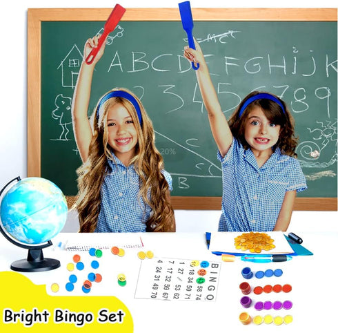 Magnetic Bingo Wands 7.5" with Magnet Bar Science Educational Supplies 5 Colors Collect Tool for Paper Clips, Nails, Screws, Pins, Sewing Needles ...