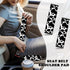 10 Pieces Cow Car Steering Wheel Cover Center Console Armrest Pad Headrest Seat Belt Cover Handbrake Cover Keychain Coaster Full Set Car SUV(Cow)...