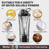 Premium Electric Protein Shaker Bottle, 24 oz Lockable Blender Shaker Bottles, Made with Tritan, BPA Free, USB Rechargeable Mixer Blender Cup for ...