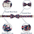 MR. CHUBBYFACE American Flag Dog Collar 4th of July Dog Collar with Bow Adjustable Star Dog Collar Bowtie for Small Medium Large Dogs...