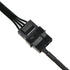 CRJ 4-Pin to Slimline SATA Power Adapter Cable - 12-inch (30cm), Black Sleeved - Power 6-Pin Slimline SATA Disk Drives with a 4-Pin Peripheral Mol...