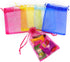 50pcs Drawstring Organza Jewelry Candy Pouch Christmas Wedding Party Favor Gift Bags (3.5x4.5, Mixed Color)...
