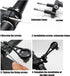 Out Front Bike Computer Mount -Adjustable Bicycle Computer Mount for Garmin Edge Wahoo, Extended Mountain Bike Accessories Cycling Phone Bike Ligh...