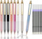 16 PCS Pens Ballpoint (8 pens+8 refills) Black Ink Pen 1.0 mm Pens Medium Point Smooth Writing Pens for Journaling Office Supplies Cute Pens for W...