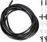 Premium Windshield Washer Hose Kit, 4 Meters/157.5 Inches with 12Pcs Hose Connectors for Car Windshield Washer Nozzle Installation...